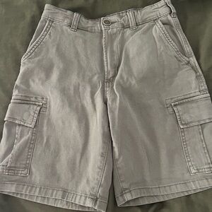 Zara Light Gray Cargo Shorts